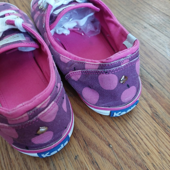 Keds X KATE SPADE Apple/ Plum Sneakers Women Sz 8.5. (Bag C) - Picture 6 of 8